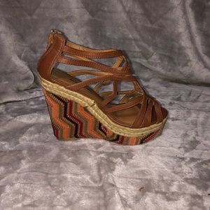 City Classified (Charlotte Russe) - Tan - Wedge